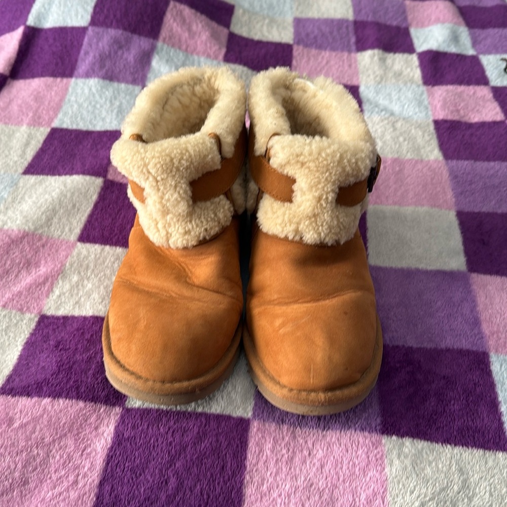 Ugg Booties size 6-Chestnut (Moving Sale)